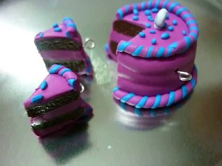 Tutorial : How to make a polymer clay cake