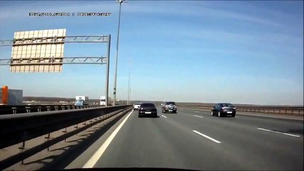 Guy Gets Hit By Car on the Highway
