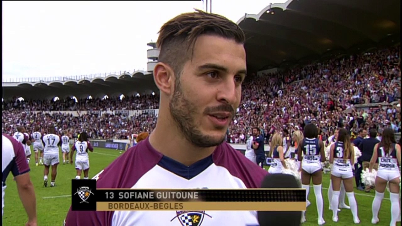 TOP14 - Bordeaux-Bayonne: Interview  Sofiane Guitoune