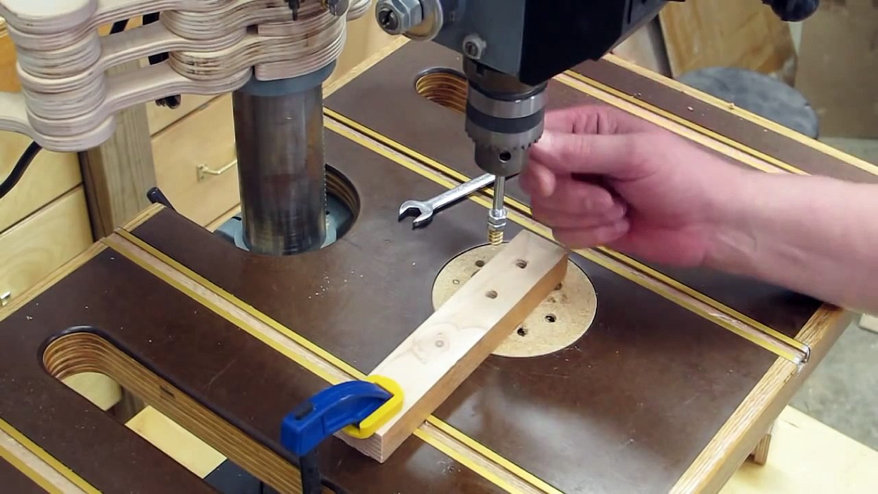 Installing Metal Threaded Inserts For Wood