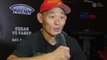 Ning Guangyou celebrates a big win at UFC Fight Night 66