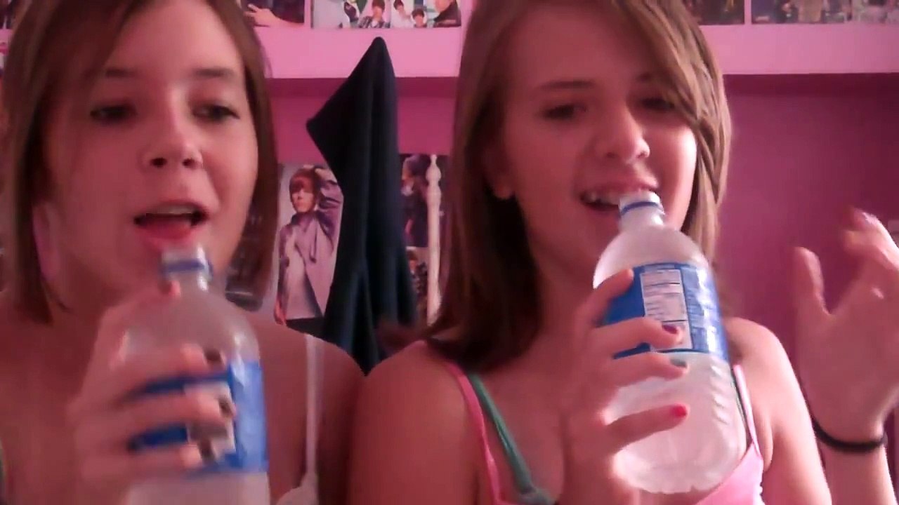 Chugging water challenge!