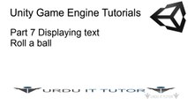C# Unity Tutorials Part 7 Displaying Text in Roll a ball Game Project