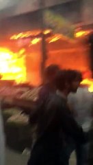 fire near water pump anarkali bazar