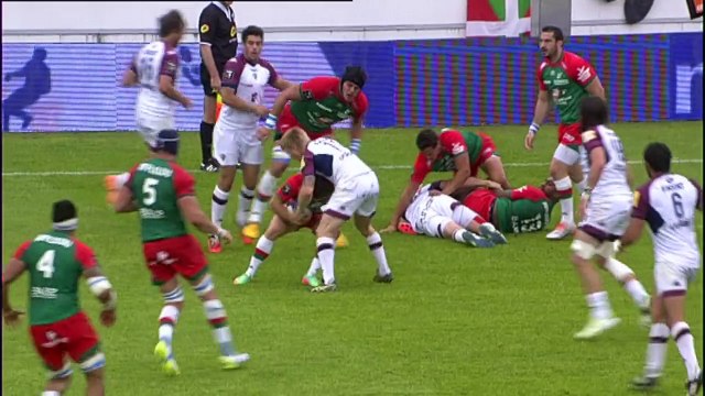 TOP14 - Bordeaux - Bayonne: Essai 2 Matuisela Talebula (BOR) - J25 - Saison 2014/2015