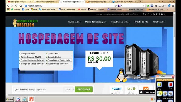 Hospedagem de site barata