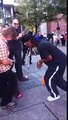 Awesome break dancers/street performers outside Quincy market, boston MA