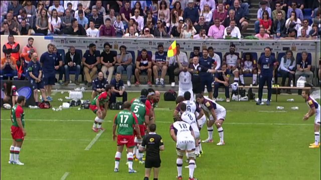 TOP14 - Bordeaux - Bayonne: Essai 1 Matuisela Talebula (BOR) - J25 - Saison 2014/2015