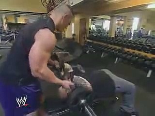 Workout with John Cena @ Gold's Gym