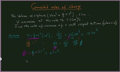 Connected Rates of Change