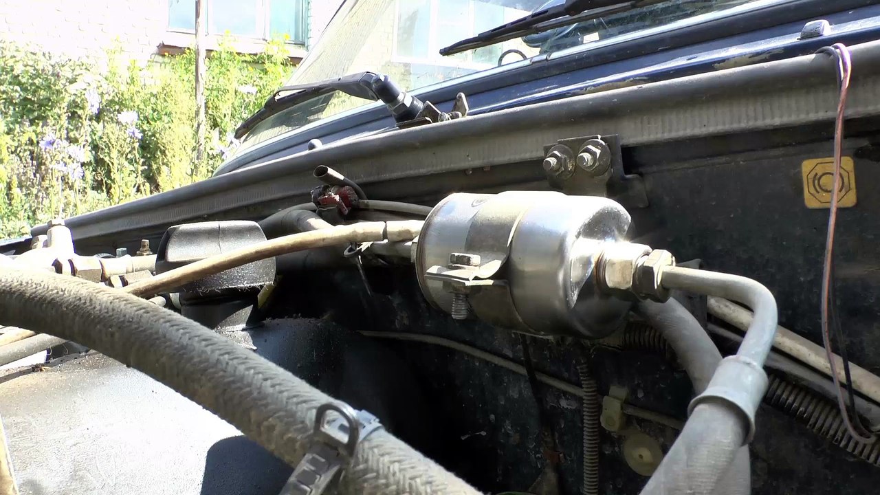 Замена топливного фильтра . ваз 2107-инжектор