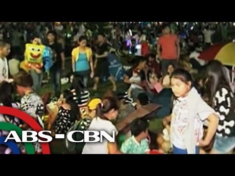 Thousands spend Christmas at Luneta