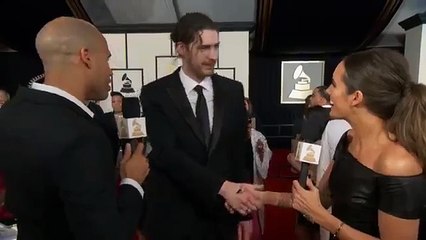 GRAMMY Awards - Hozier on Red Carpet