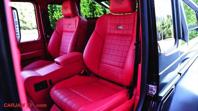 BRABUS 6x6 700 INTERIOR OPTIONS Mercedes G 63 6x6 AMG 2015 BRABUS B63S Video CARJAM AMG 6x