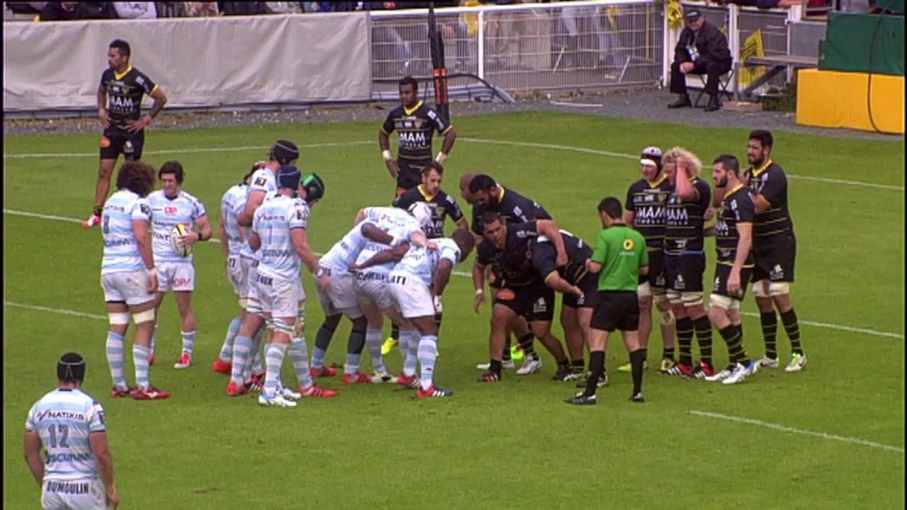 TOP14 - La Rochelle - Racing Metro: Essai Wenceslas Lauret (RAC) - J25 - Saison 2014/2015