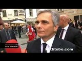 Begräbnis von Otto von Habsburg - Interview mit öst. Bundeskanzler Faymann vor Begräbnis