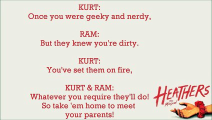 Blue - Heathers The Musical  LYRICS