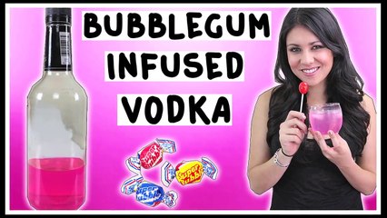 How to make Bubblegum Infused Vodka - Tipsy Bartender