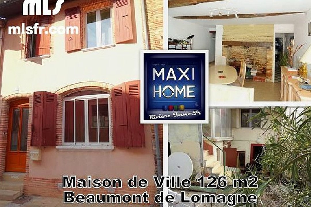 Maison de ville T5 avec Jardin Beaumont de Lomagne