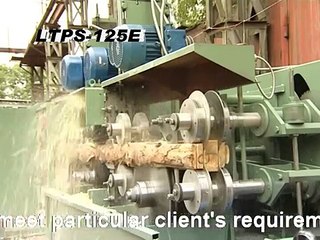 Small log processing machine LTPS-150E (125E)