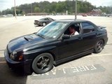 2002 Subaru Impreza WRX parking lot drive