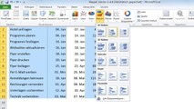 Excel 2010 | Projekttermine als Gantt-Diagramm