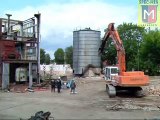 Szamotuly - silos demolition