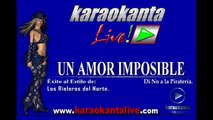 Karaokanta - Los Rieleros del Norte - Un amor imposible
