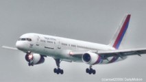 Nepal Airlines Boeing 757 Landing in Hong Kong Airport. 9N-ACB
