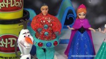 FROZEN PLAY-DOH TUTORIAL Disney Elsa How to Make Jack Frost a Tuxedo to Marry Queen Elsa