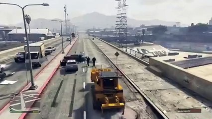 Nettoyage des rues de GTA V