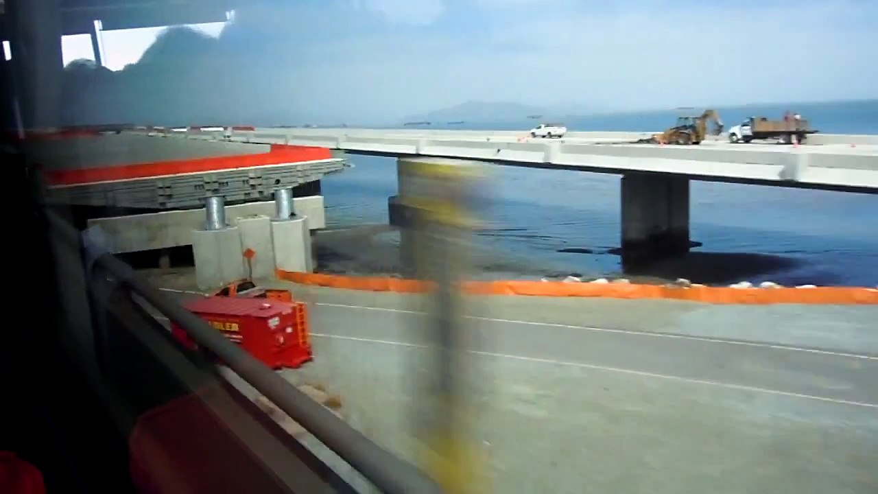 S.F Oakland bay bridge under Construction  as of 6-8-11 HD