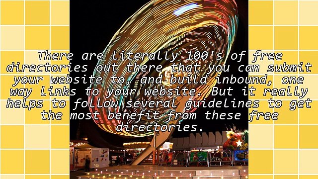 Using Directory Submissions To Build Inbound Links