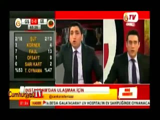 Sneijder attı GS TV yıkıldı