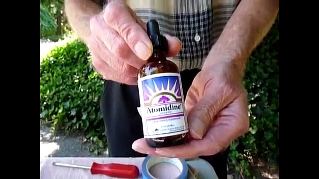 Atomidine Iodine Precancerous Blemishes Age Liver Skin Spots