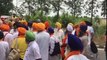 Slogans demanding release of Sikh political prisoners were raised as First Jatha of morcha courted arrest.