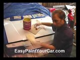 EASY How To Paint A Car - How To Paint Your Car- Painting A Car- Learn To Paint Car Putty Repair