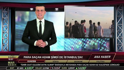 İzmir meydanında para saçan adam şimdi de İstanbul'a gelmiş