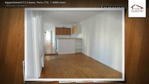 Appartement F3 à louer, Paris (75), 1 400€/mois