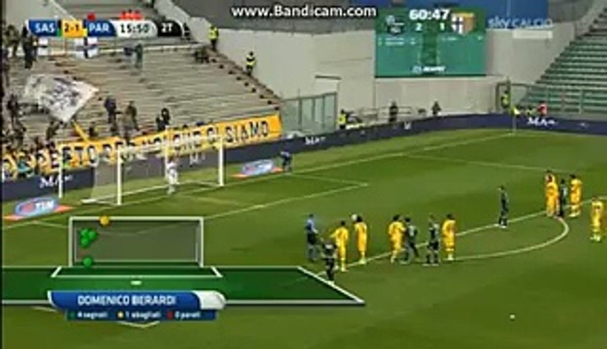 Goal Domenico Berardi 2nd Goal Sassuolo vs Ac Milan 2-0 Serie A 17.05.2015