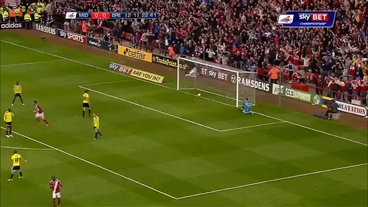 Middlesbro 3-0 Brentford - Sky Bet Championship Season 2014-15