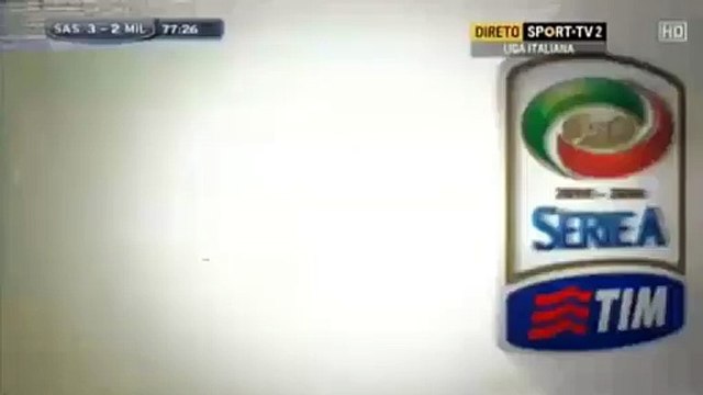 Domenico Berardi Hattrick Goal Sassuolo 3-2 Ac Milan | Serie A 17.05.2015 HD