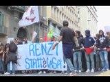 Napoli - ''Renzi statt a cas'', corteo contro il governo -1- (16.05.15)