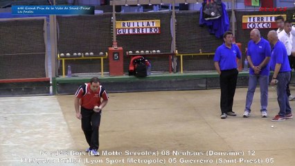 Mène 8, Finale du Grand Prix de la Ville, Ruillat contre Guerreiro, Sport Boules, Saint-Priest 2015