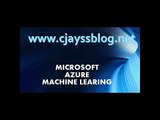 MICROSOFT AZURE MACHINE LEARNING