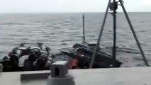 Ucrania ★ misil antiaéreo casi emboca al propio barco / EEUU-Ucrania maniobras 2014 Mar Negro