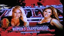 New Years Revolution 2006- Trish Stratus (c) vs. Mickie James for the WWE Womens Championship