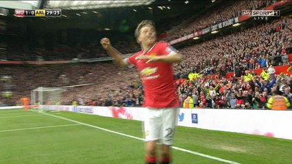 Ander Herrera Goal!!! Manchester Utd 1-0 Arsenal ~ [Premier League] - 17.05.2015