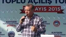 Kayseri-10- Cumhurbaşkanı Erdoğan Toplu Açılış Töreninde Konuşuyor