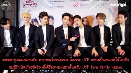 [ซับไทย] 150514 GOT7 - Answers Your Questions in #AskGOT7 Interview by Soompi